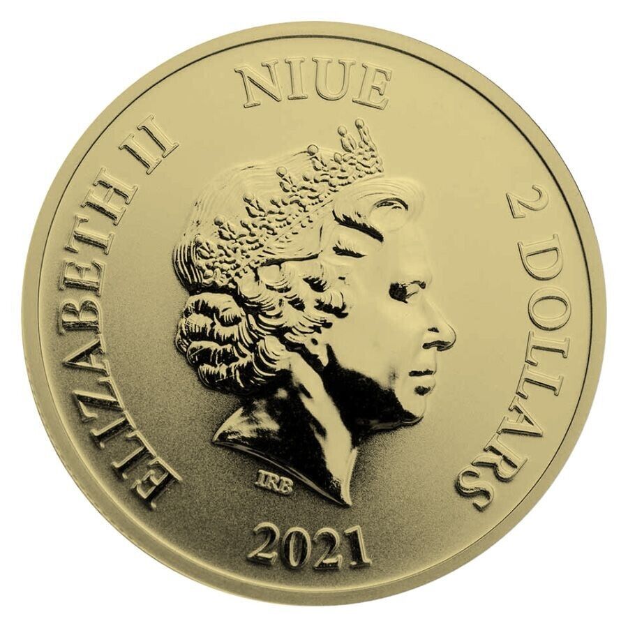 1 Oz Silver Coin 0.999 2021 $2 Niue Disney Mickey Mouse & Goofy - Beach-classypw.com-2