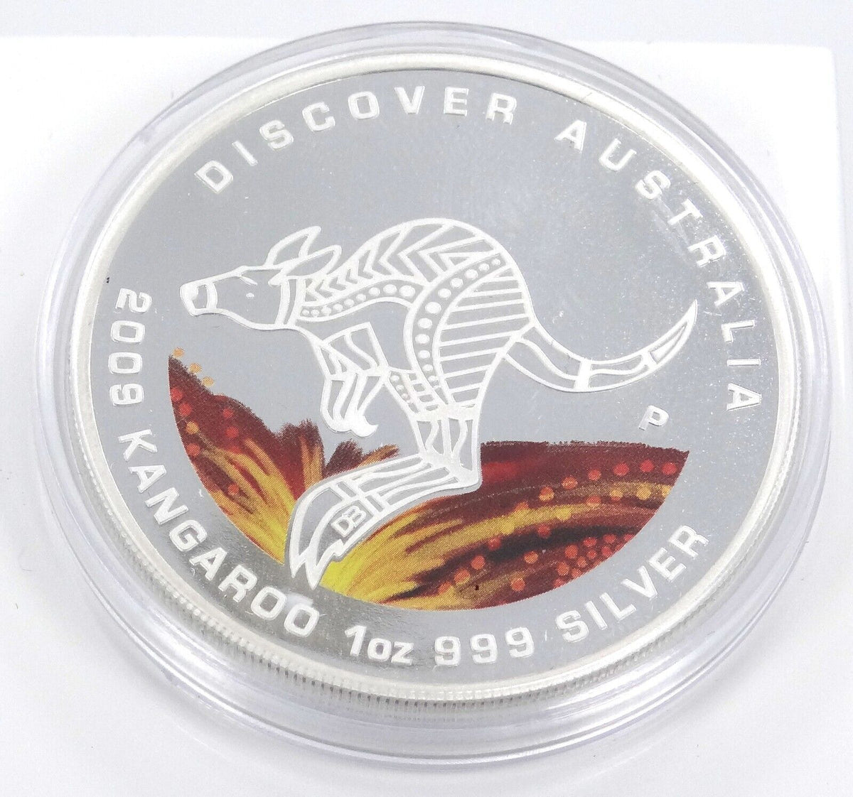 1 Oz Silver Coin 2009 $1 Australia Discover Australia Proof Coin - Kangaroo-classypw.com-1