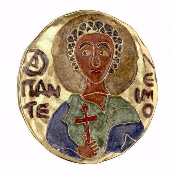 1 Oz Silver Coin 2014 $2 Orthodox Shrines - St. Panteleimon Gilded PAMP only 999-classypw.com-2
