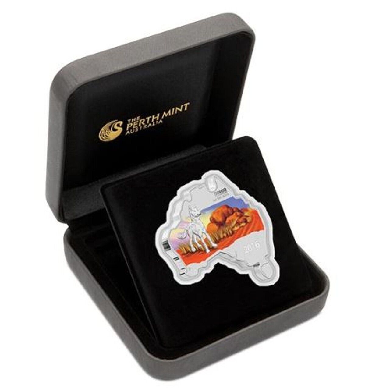 1 Oz Silver Coin 2016 $1 Australia Australian Map Shaped Coin - Dingo-classypw.com-3
