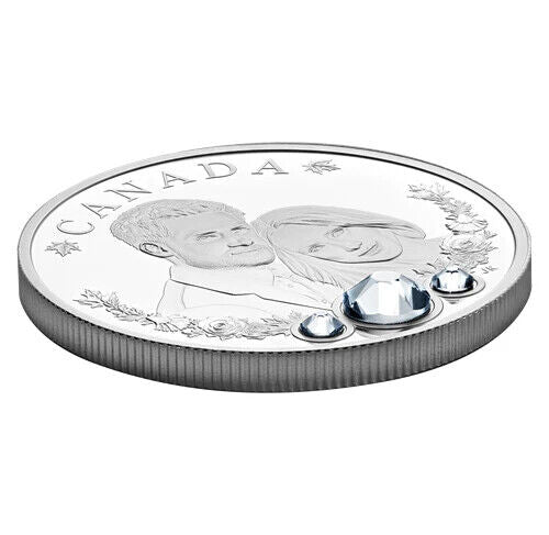 1 Oz Silver Coin 2018 $20 The Royal Wedding of Prince Harry and Ms Meghan Markle-classypw.com-2