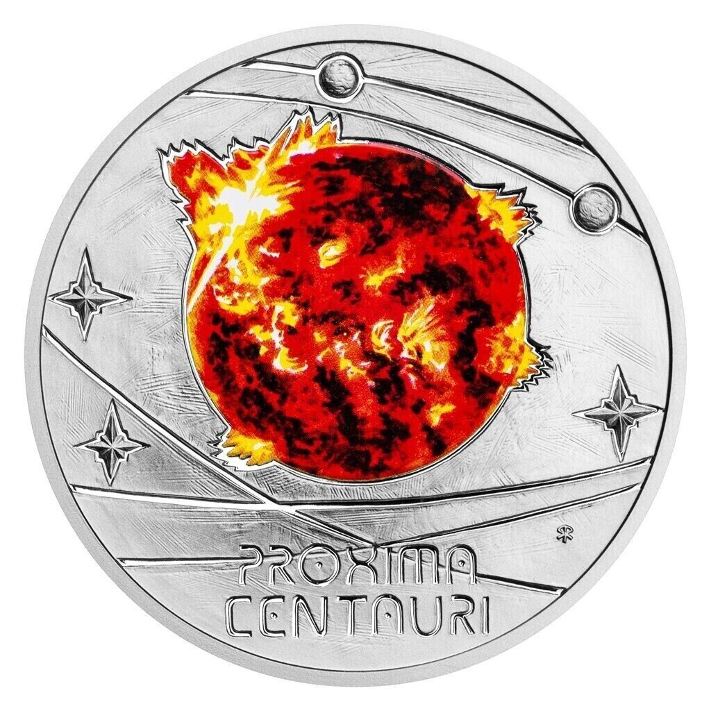 1 Oz Silver Coin 2023 Niue $1 Color Proof The Milky Way Proxima Centauri LE 2500-classypw.com-1