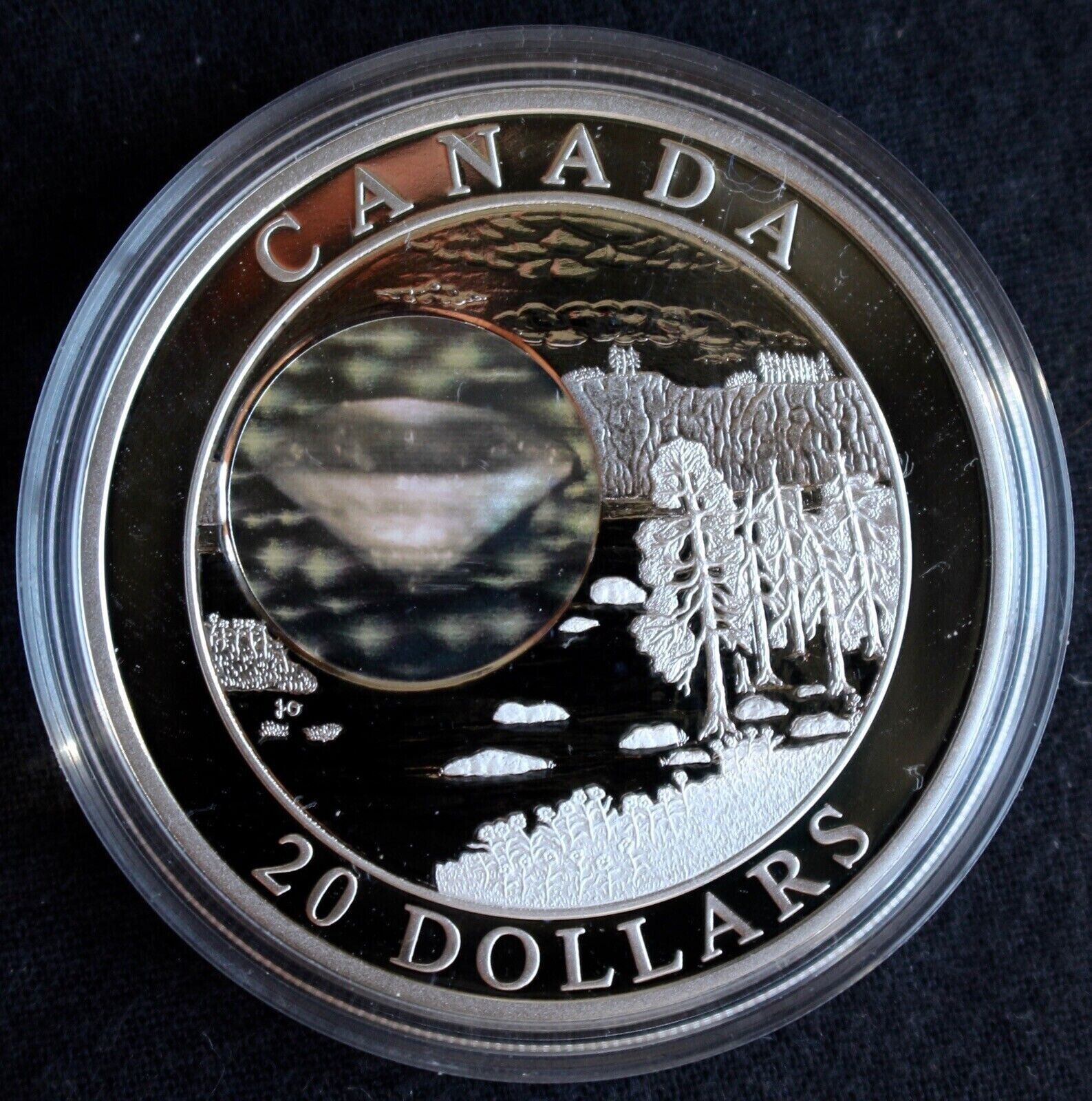 1 oz Silver Coin 2005 Canada $20 Natural Wonders Northwest Territories Diamonds-classypw.com-3