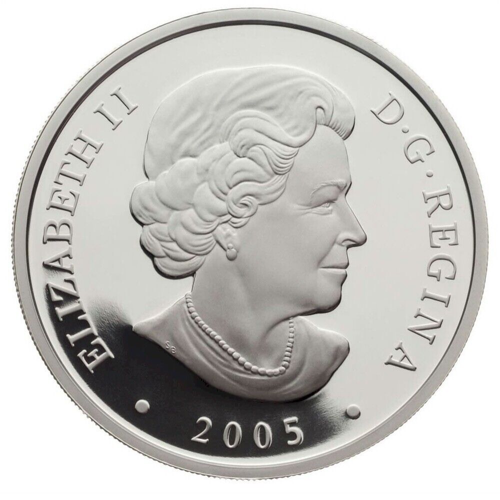 1 oz Silver Coin 2005 Canada $20 Natural Wonders Northwest Territories Diamonds-classypw.com-4