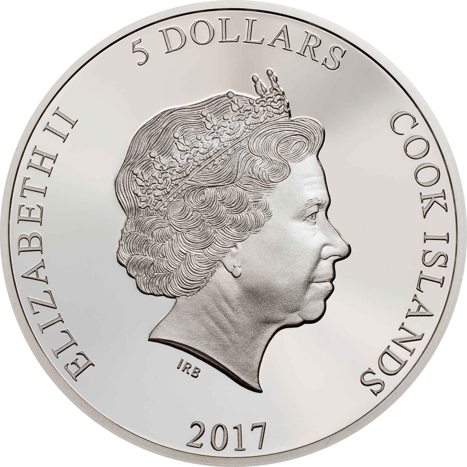 1 oz Silver Coin 2017 $5 Cook Islands Magnificent Life - Cobra Snake Color Coin-classypw.com-3