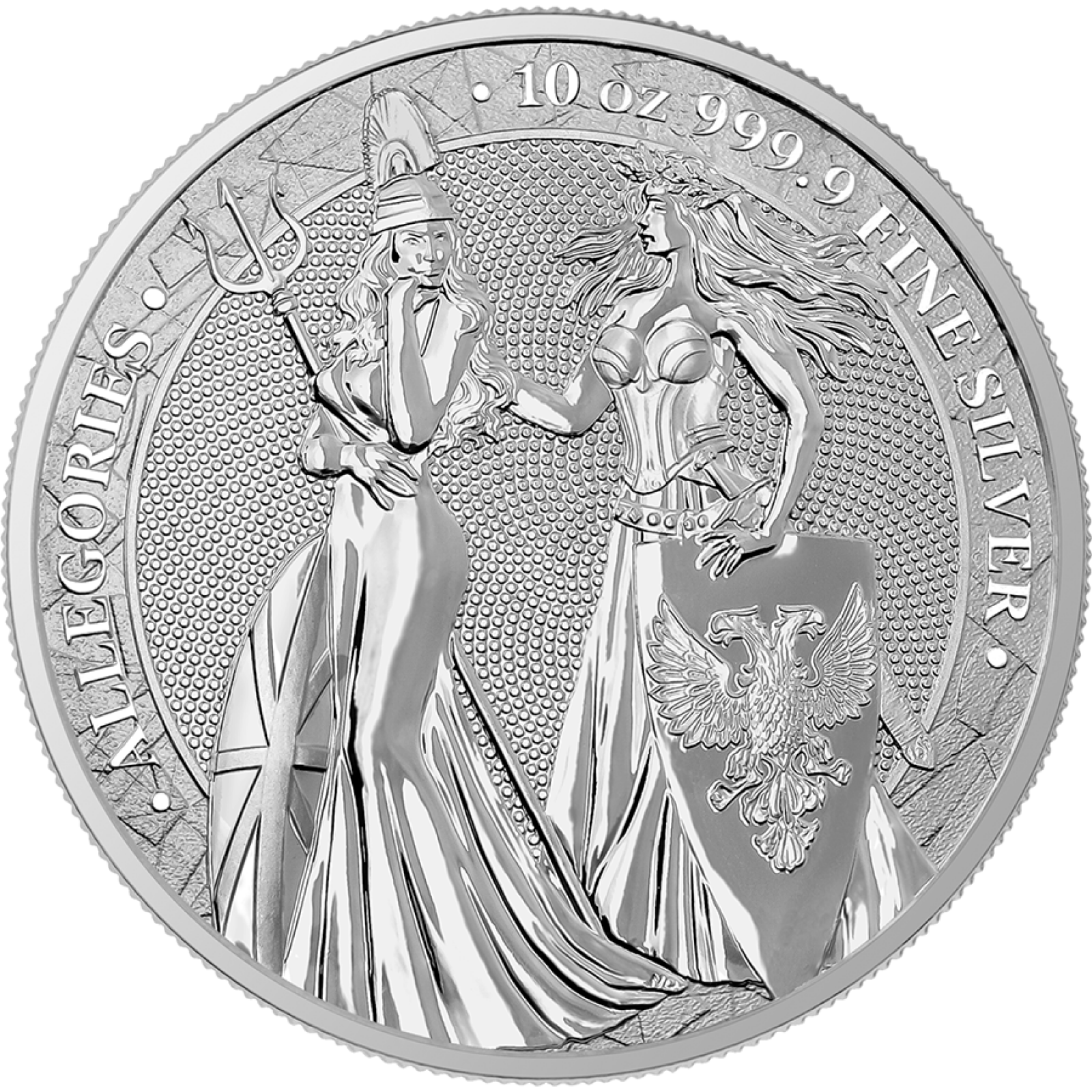 10 Oz Silver Coin 2019 50 Mark Britania & Germania - BU Limited Edition 250-classypw.com-1