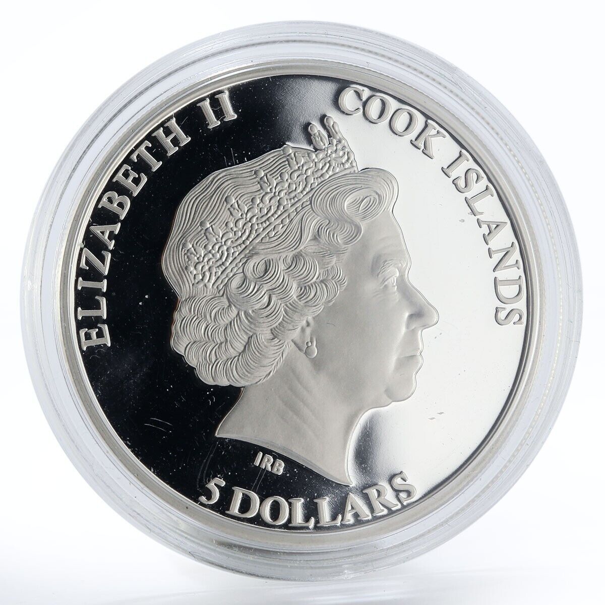 20g Silver Coin 2014 Cook Islands $5 PGA Tour with 3D Leather Golf Bag Insert