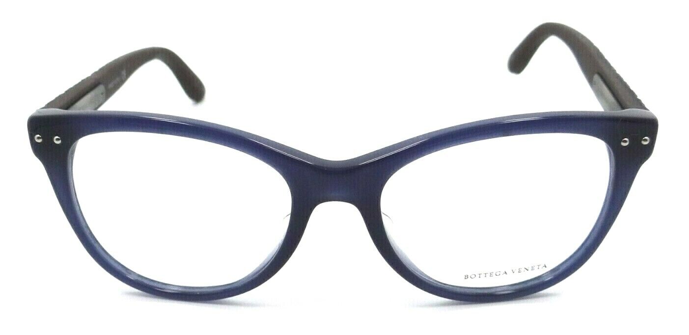 Bottega Veneta Eyeglasses Frames BV0009OA 004 52-15-145 Blue / Brown Asian Fit-889652004990-classypw.com-2