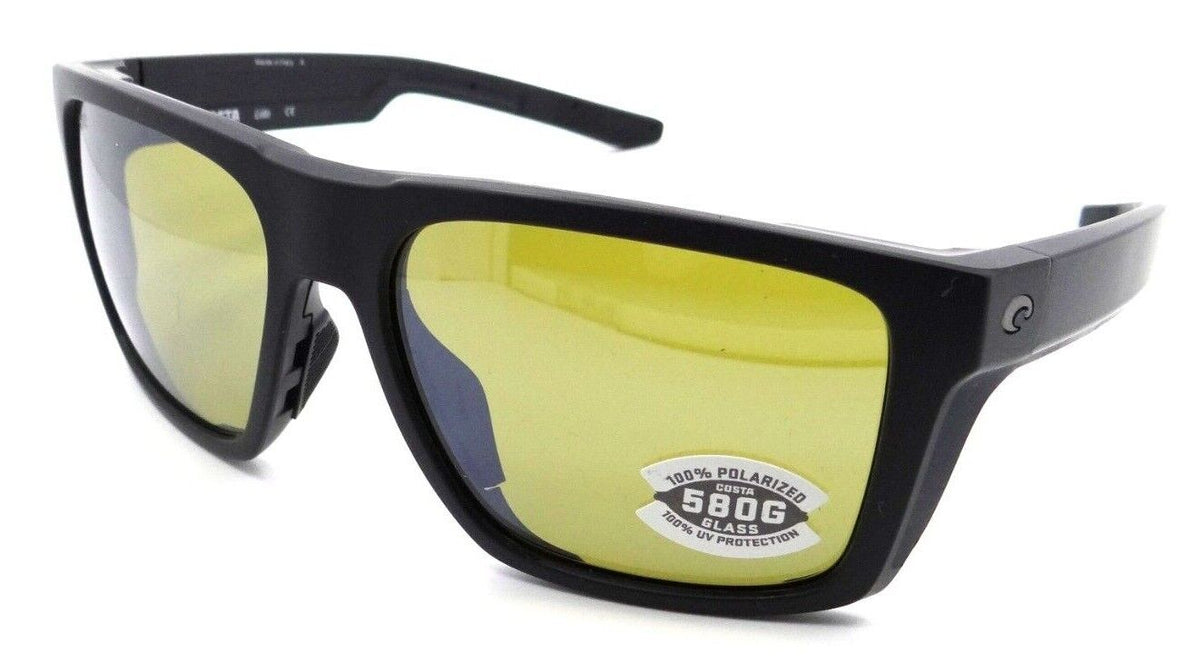 Costa Del Mar Sunglasses Lido 57-16-132 Black / Sunrise Silver Mirror 580G Glass-097963910910-classypw.com-1