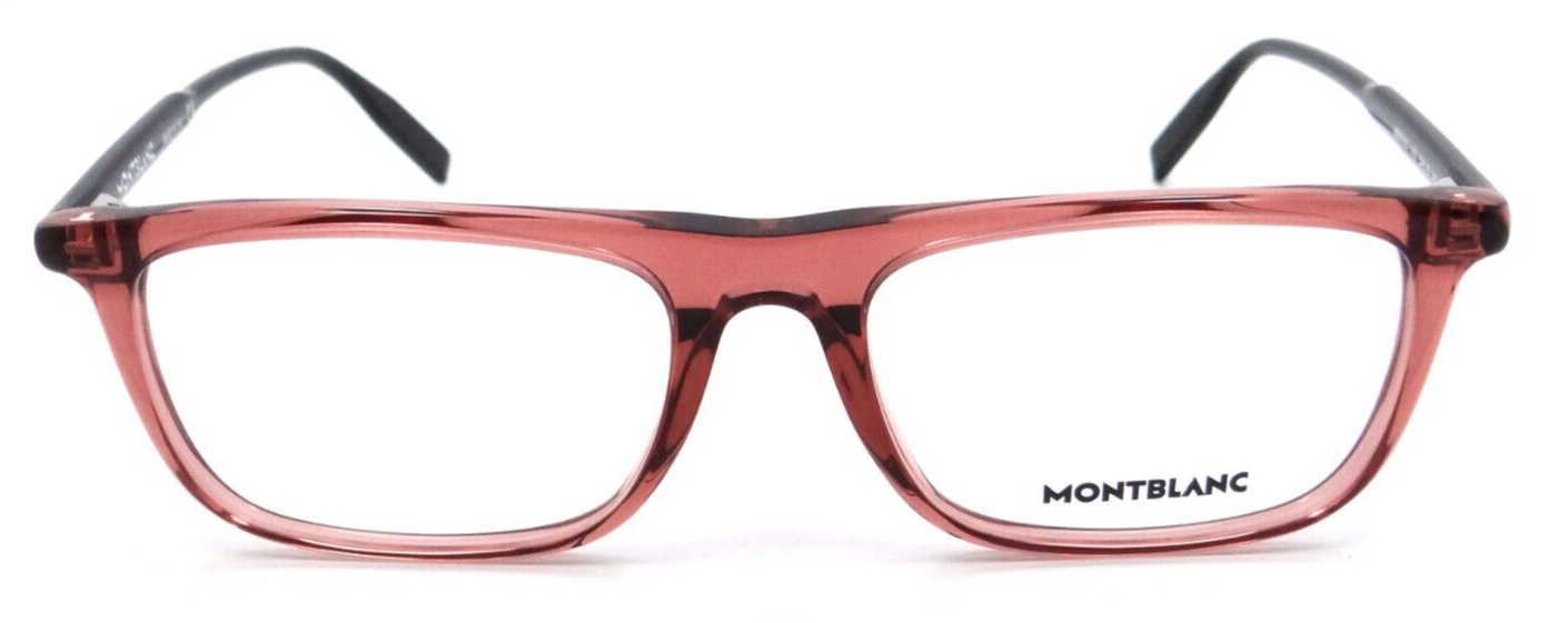 Montblanc Eyeglasses Frames MB0012O 012 54-18-145 Burgundy / Black Made in Italy-889652250663-classypw.com-1