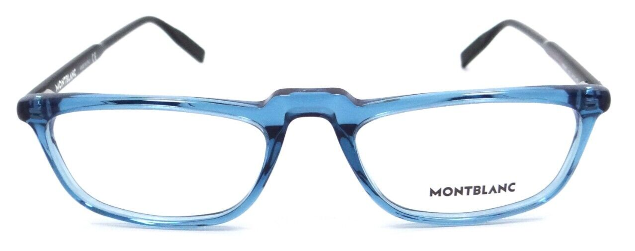 Montblanc Eyeglasses Frames MB0053O 003 54-20-150 Blue / Black Made in Italy-889652250472-classypw.com-1
