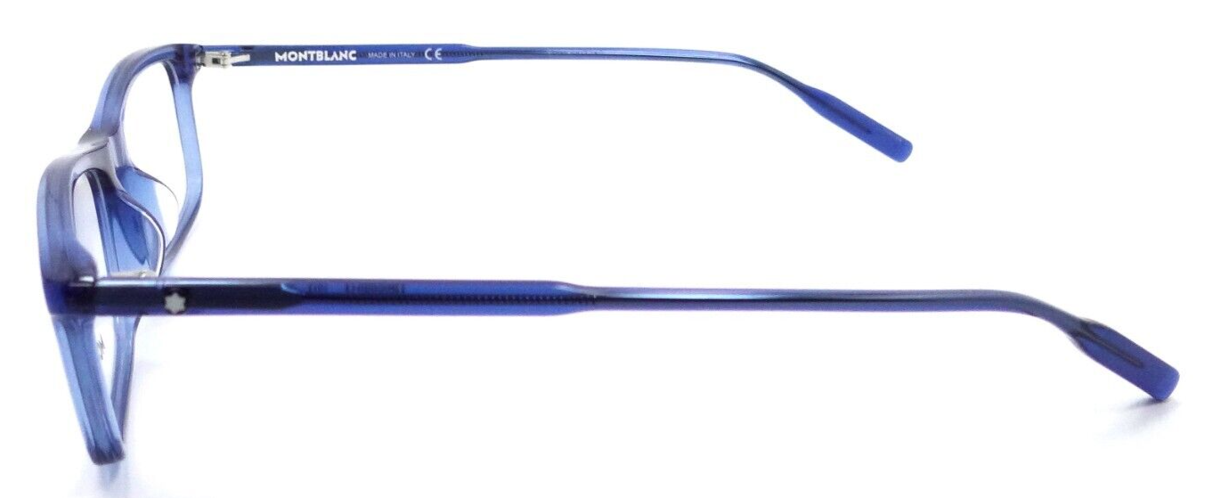 Montblanc Eyeglasses Frames MB0086OA 004 54-17-150 Blue / Blue Made in Italy-889652280851-classypw.com-3