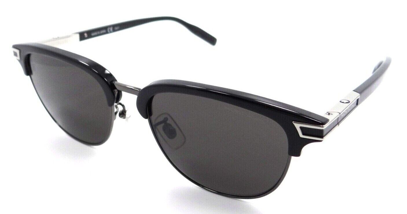 Montblanc Sunglasses MB0040S 001 53-18-145 Black - Silver / Grey Made in Japan-889652210537-classypw.com-1