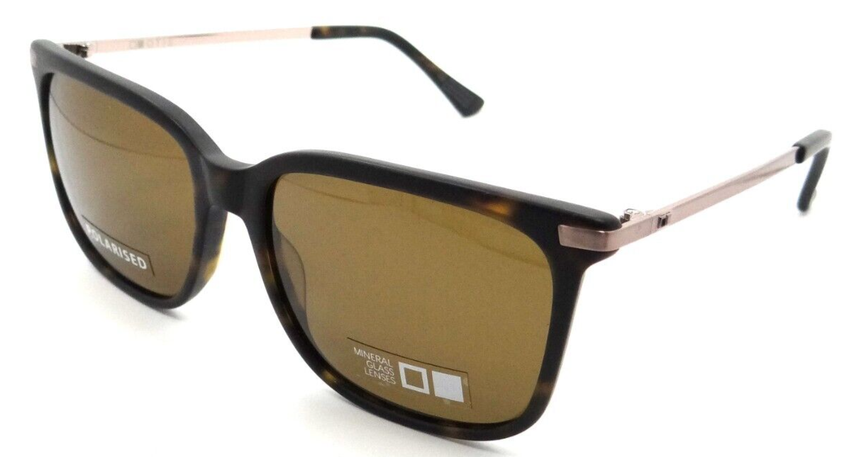 Otis Eyewear Sunglasses Crossroads 55-17-140 Matte Dark Tort / Brown Polarized