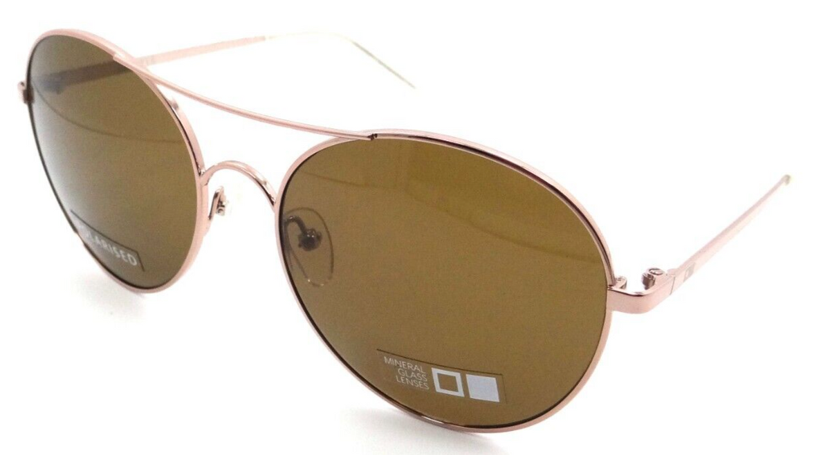 Otis Eyewear Sunglasses Memory Lane 57-19-135 Rose Gold / Brown Polarized