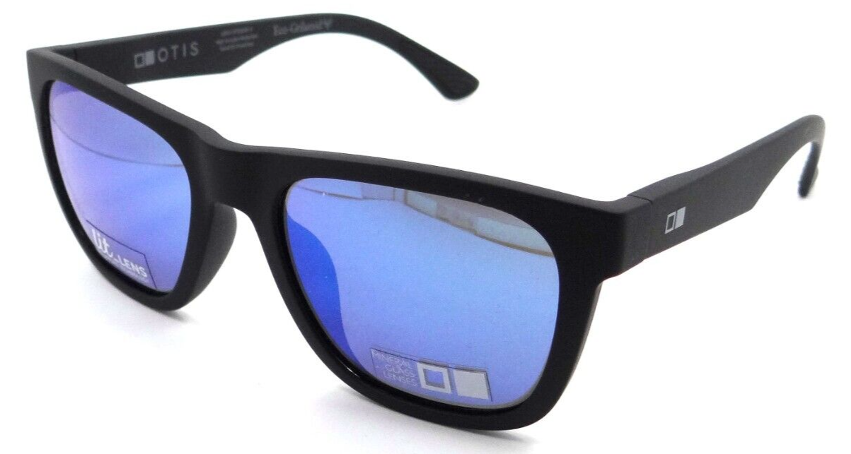 Otis Eyewear Sunglasses Strike Sport 54-19-145 Matte Black / LIT Blue Polarized
