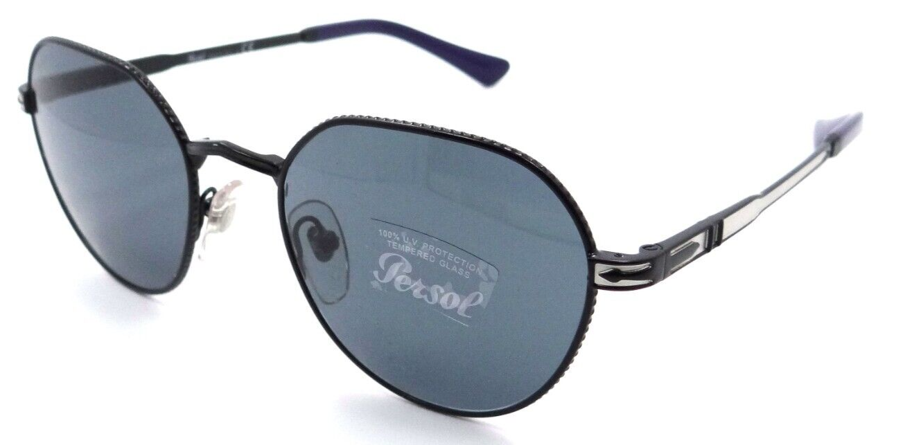 Persol Sunglasses PO 2486S 1111/R5 51-19-145 Black - Silver / Blue Made in Italy-8056597544948-classypw.com-1