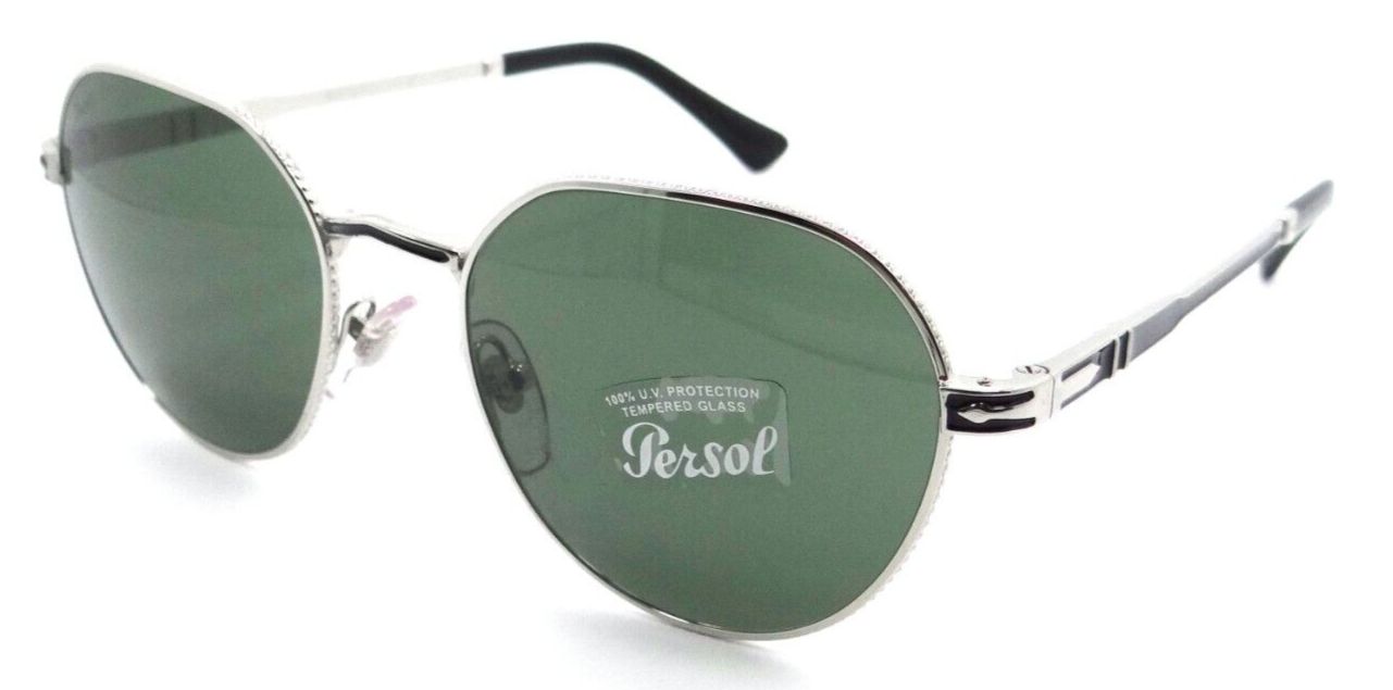 Persol Sunglasses PO 2486S 1113/31 51-19-145 Silver - Black / Green Italy-8056597545921-classypw.com-1