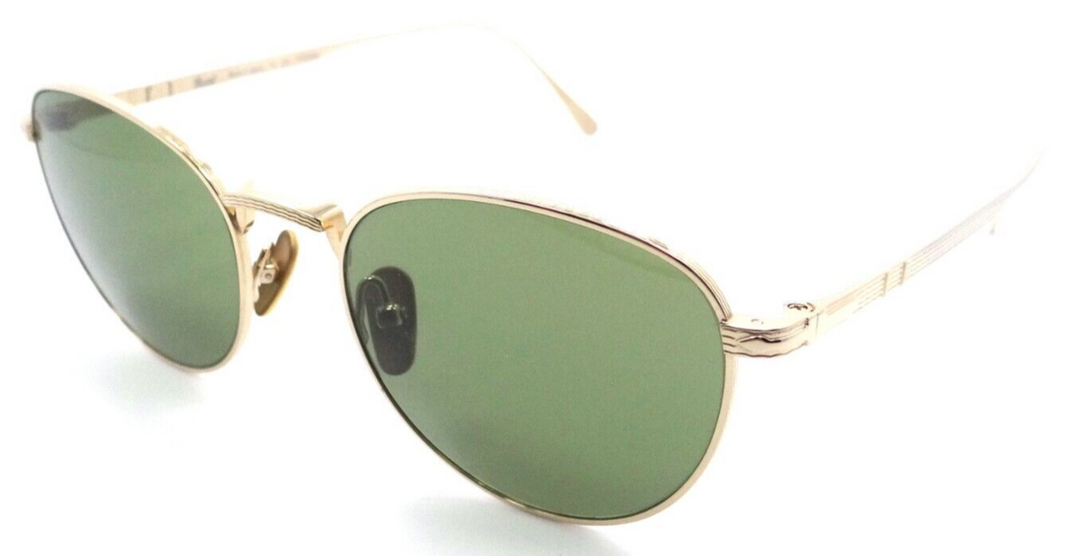 Persol Sunglasses PO 5002ST 8000/4E 51-19-145 Gold / Green Made in Japan-8056597151030-classypw.com-1
