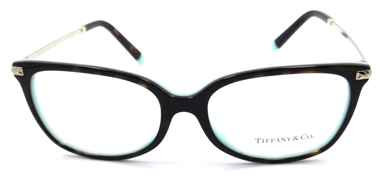 Tiffany & Co Eyeglasses Frames TF 2221F 8134 54-16-140 Havana on Blue Italy-8056597600897-classypw.com-2