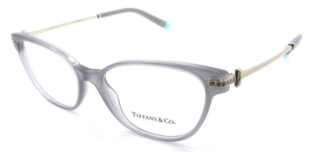Tiffany &amp; Co Eyeglasses Frames TF 2223B 8257 54-16-140 Opal Grey Made in Italy-8056597667128-classypw.com-1