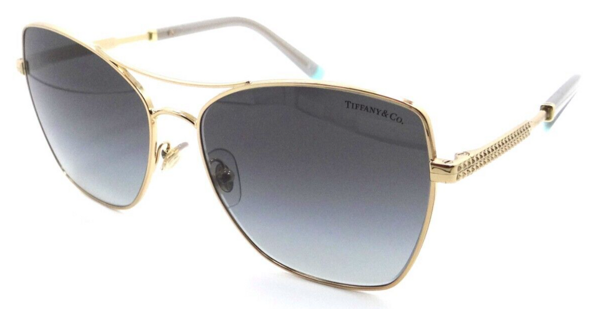 Tiffany &amp; Co Sunglasses TF 3084 60023C 59-16-145 Gold / Grey Gradient Italy-8056597603461-classypw.com-1