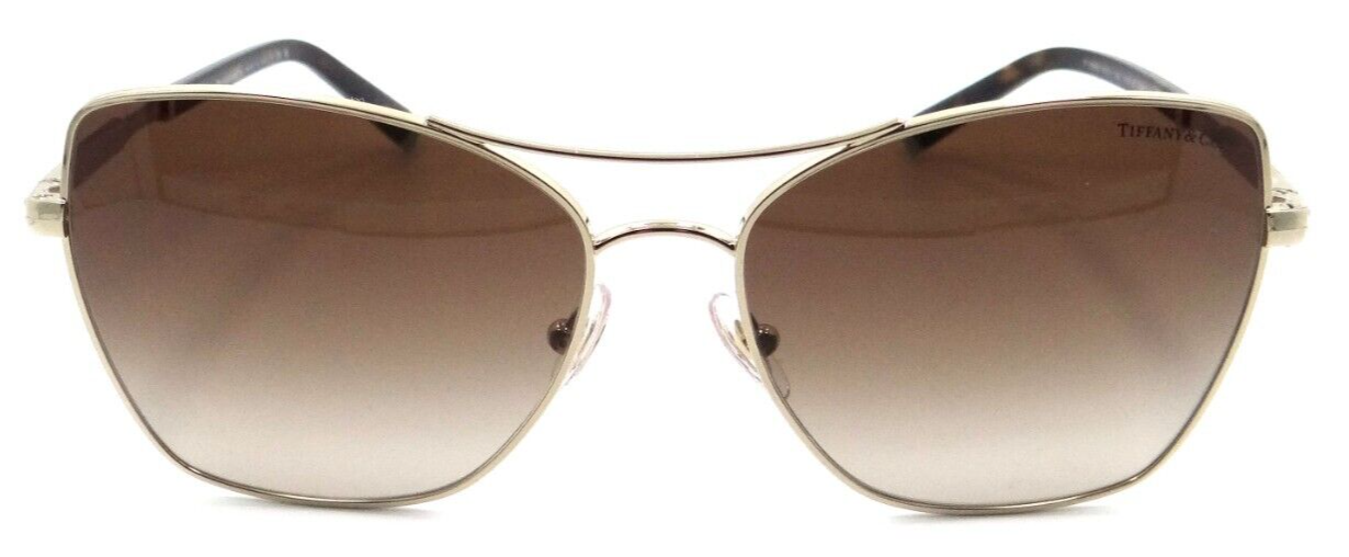 Tiffany & Co Sunglasses TF 3084 60213B 59-16-145 Pale Gold / Brown Gradient-8056597603485-classypw.com-1