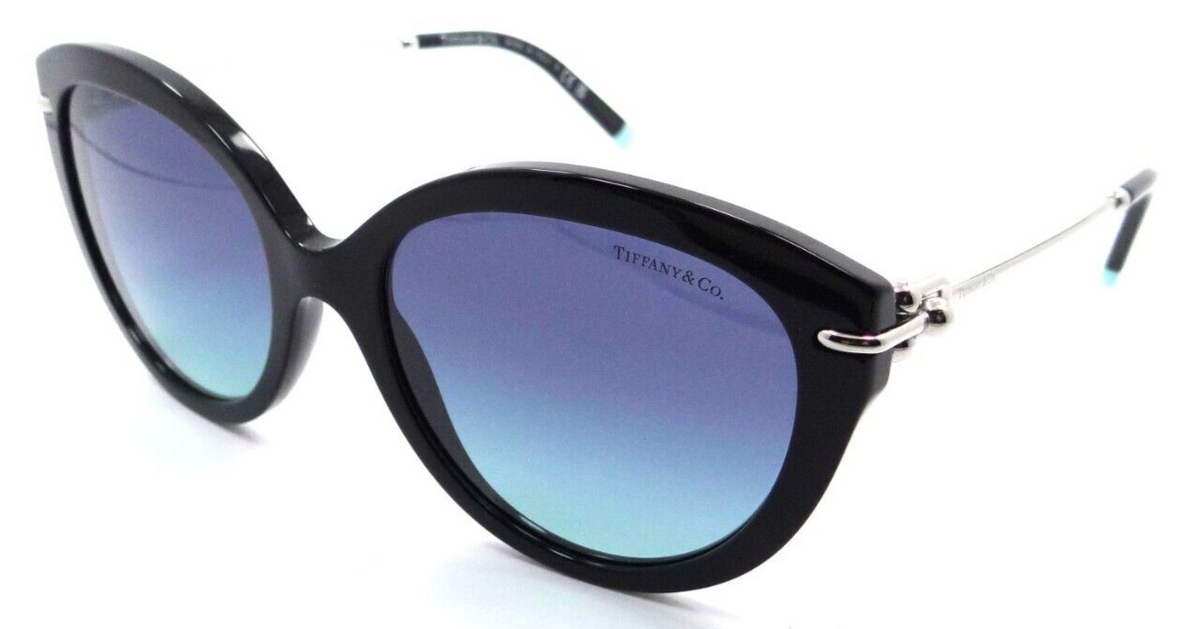 Tiffany &amp; Co Sunglasses TF 4187 8349S 55-18-140 Black / Azure Gradient Italy-8056597580649-classypw.com-1