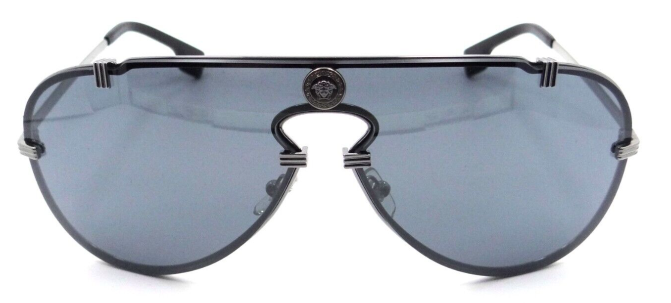 Versace Sunglasses VE 2243 1001/6G 43-xx-140 Gunmetal / Grey Mirror Black Italy