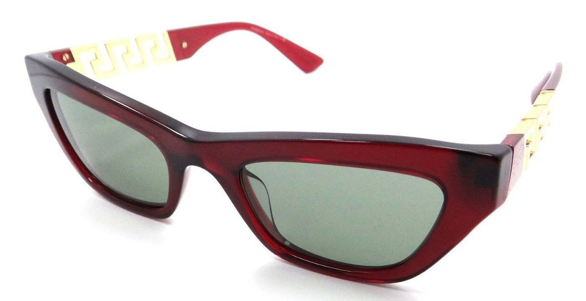 Versace Sunglasses VE 4419 388/2 52-21-145 Transparent Red / Green Made in Italy-8056597620017-classypw.com-1