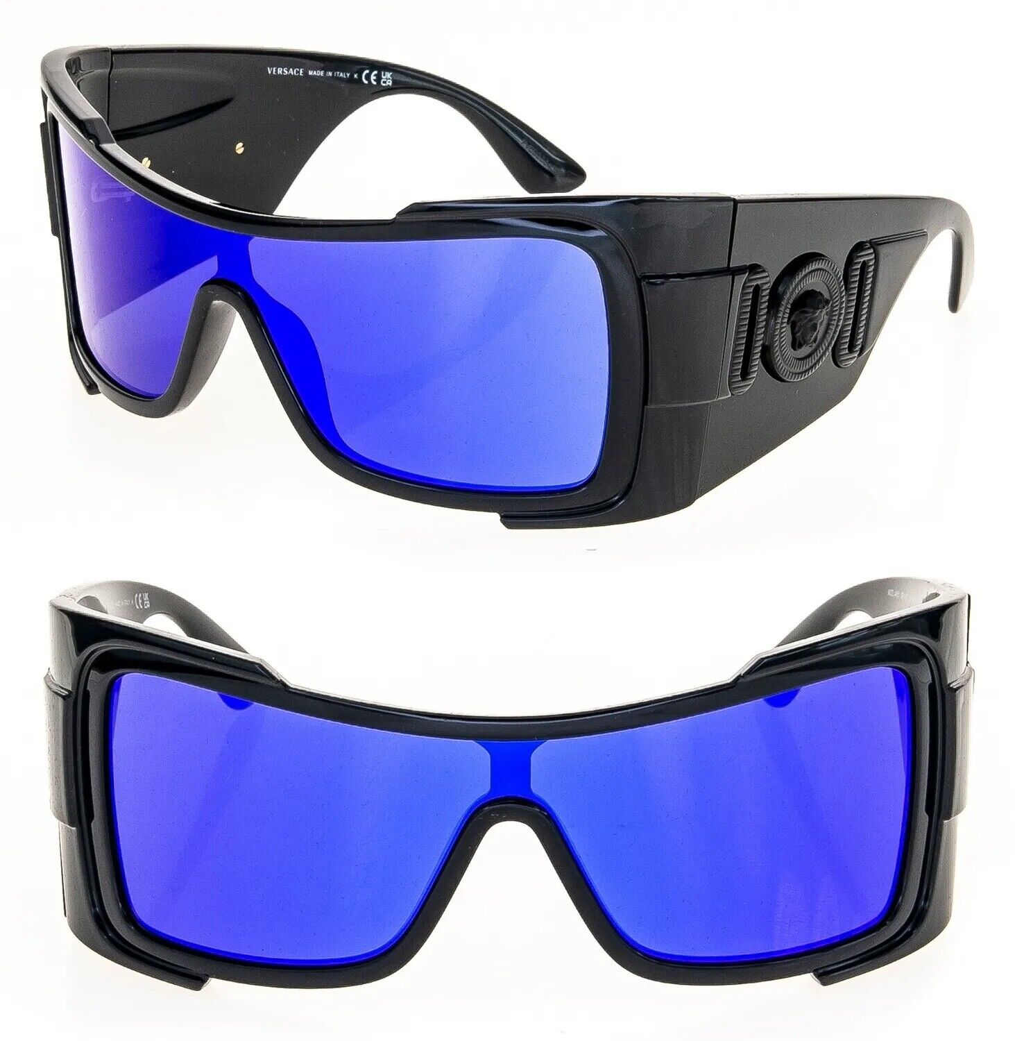 Versace Sunglasses VE 4451 GB1/55 27-xx-125 Black/Dark Grey Mirror Blur Electric