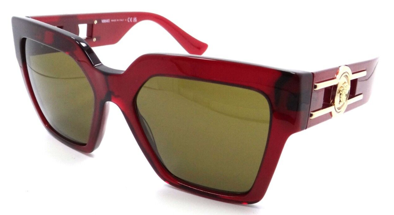 Versace Sunglasses VE 4458 5430/73 54-19-135 Bordeaux / Dark Brown Made in Italy