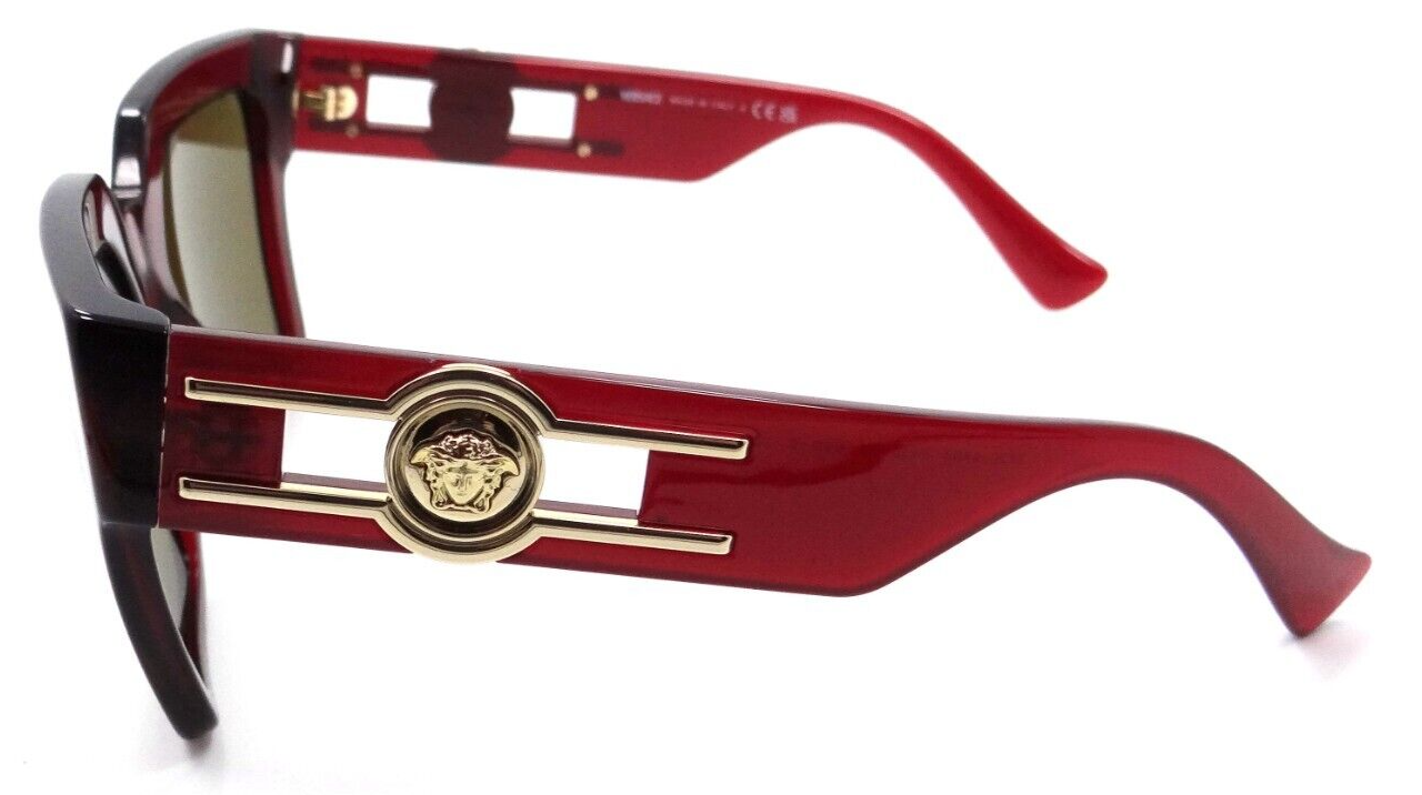 Versace Sunglasses VE 4458 5430/73 54-19-135 Bordeaux / Dark Brown Made in Italy