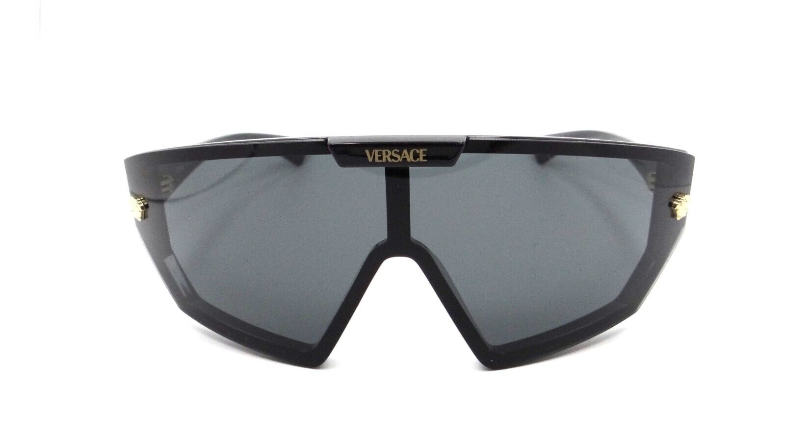 Versace Sunglasses VE 4461 GB1/87 47-xx-125 Black / Dark Grey & Gold Mirror