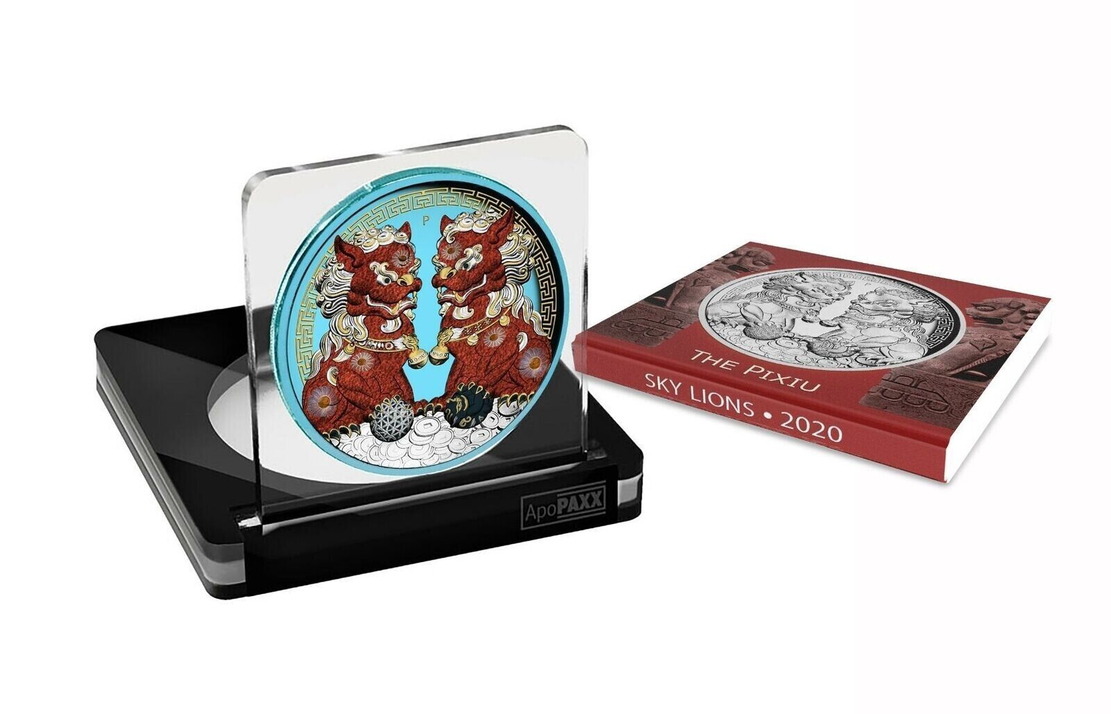 1 Oz Silver Coin 2020 $1 Australia Guardian Sky Lions The Pixiu - Bloody Lions-classypw.com-3