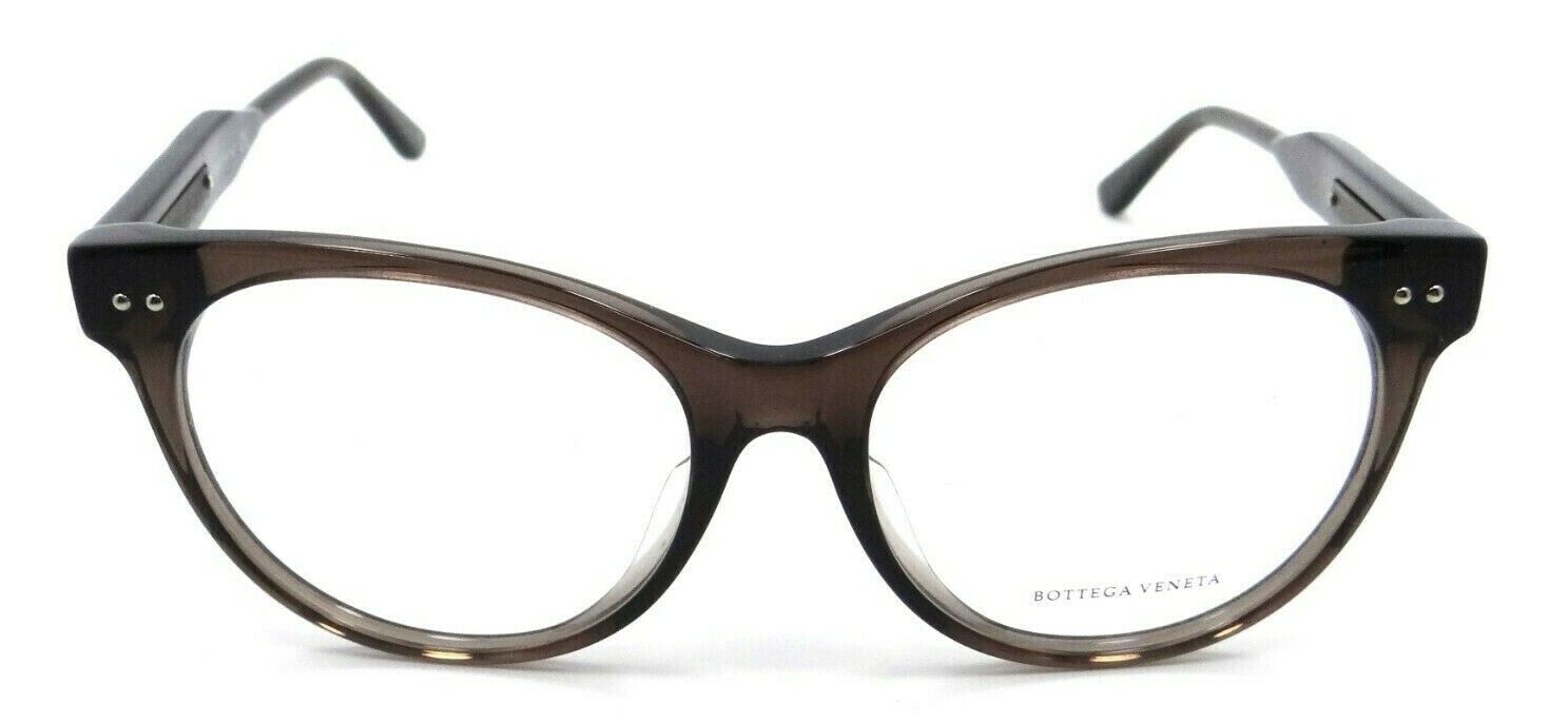 Bottega Veneta Eyeglasses Frames BV0017OA 003 52-16-145 Brown Italy Asian Fit-889652006130-classypw.com-1