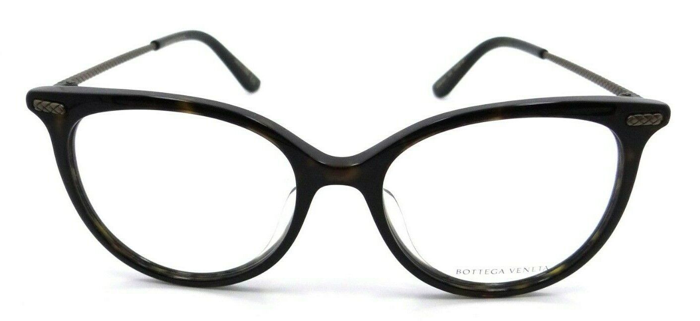 Bottega Veneta Eyeglasses Frames BV0031OA 004 53-18-145 Dark Havana Asian Fit-889652012674-classypw.com-1