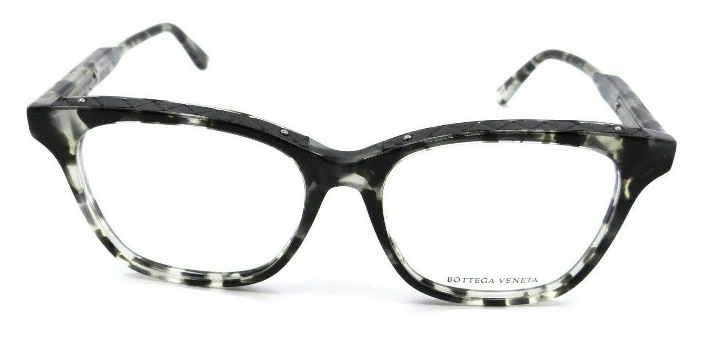 Bottega Veneta Eyeglasses Frames BV0070O 008 53-16-145 Grey Havana Made in Italy-889652026558-classypw.com-2