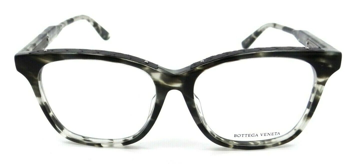 Bottega Veneta Eyeglasses Frames BV0070OA 004 55-15-145 Grey Havana Asian Fit-889652036410-classypw.com-1