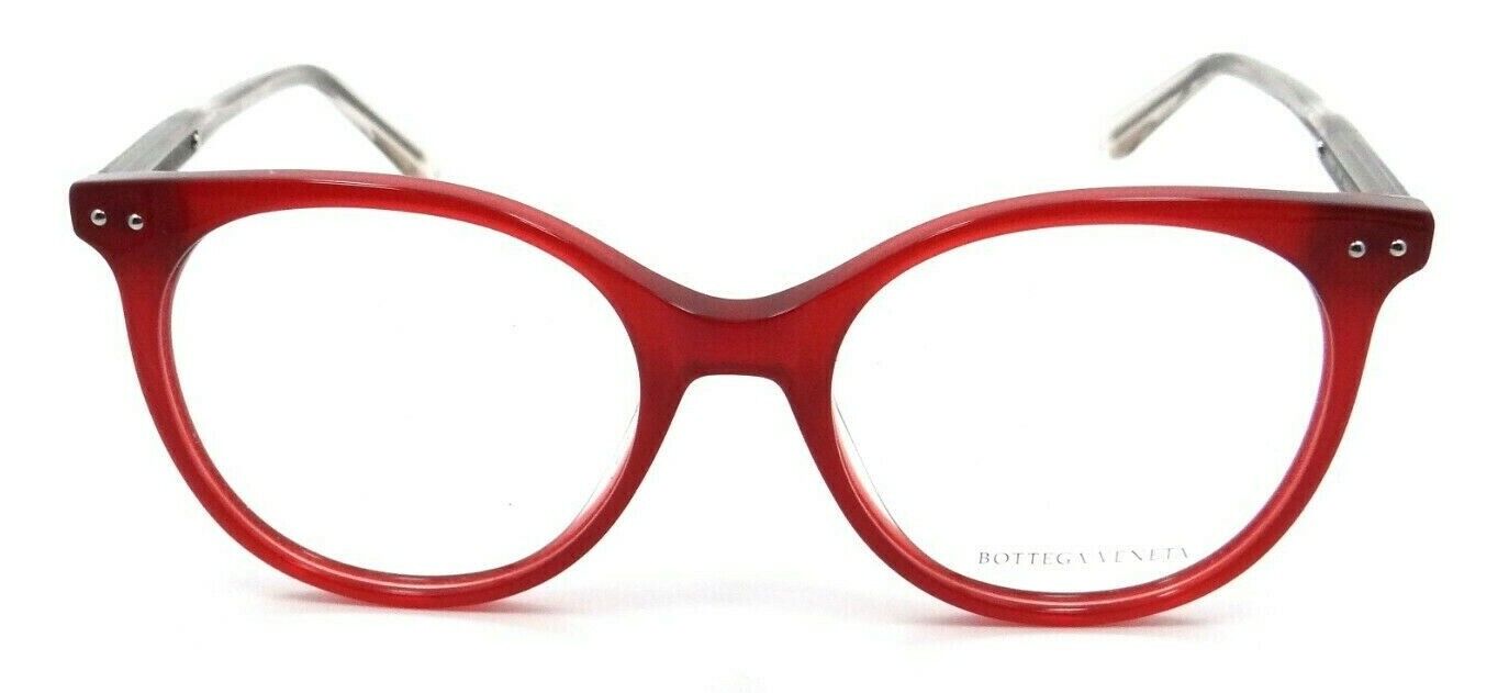 Bottega Veneta Eyeglasses Frames BV0081O 003 50-18-145 Red / Pink Made in Italy-889652025490-classypw.com-1