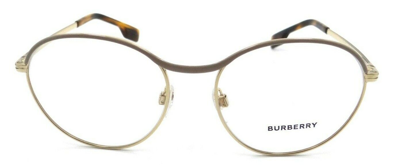 Burberry Eyeglasses Frames BE 1337 1296 53-17-140 Beige / Gold Made in Italy-8056597047098-classypw.com-1