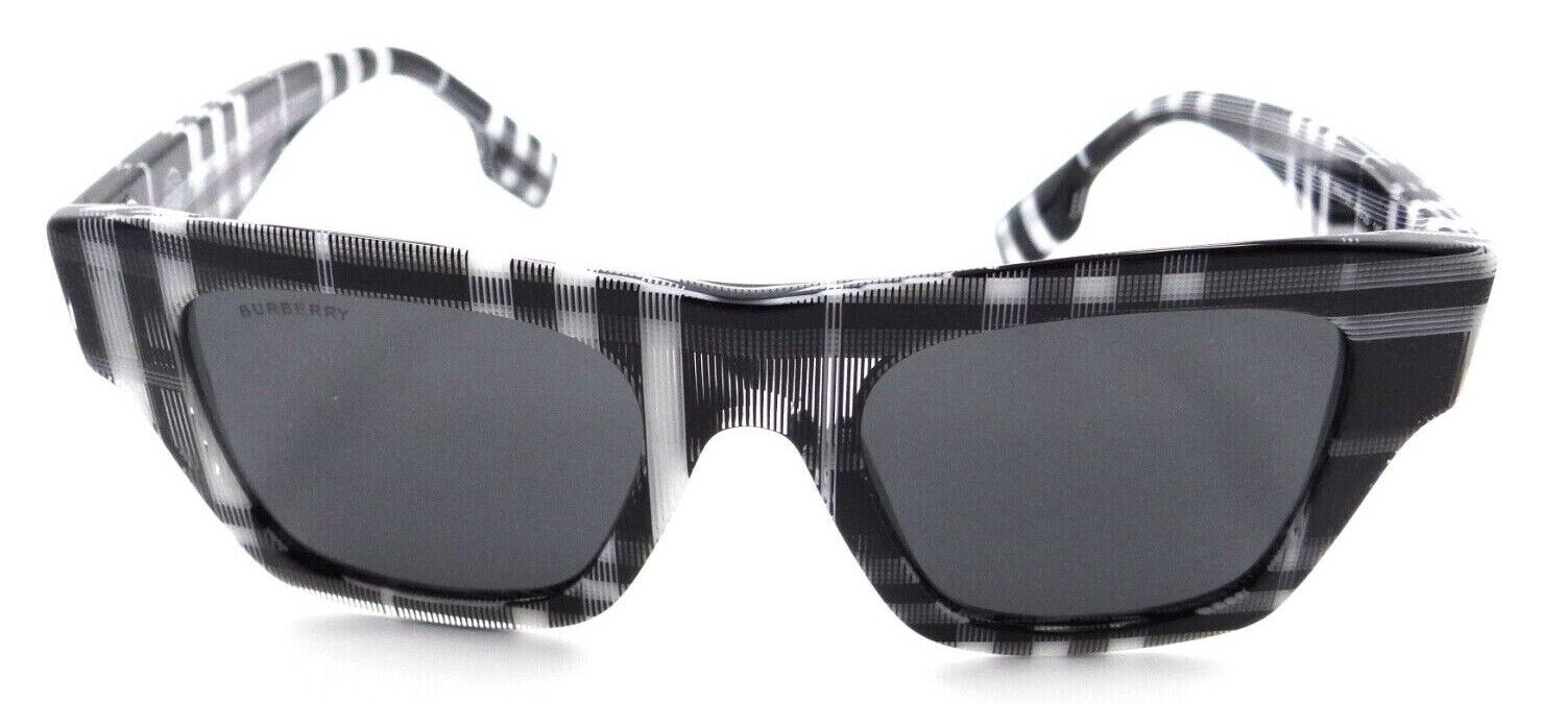 Burberry Sunglasses BE 4360 3994/87 49-20-145 Ernest Check White - Black / Grey-8056597597180-classypw.com-1