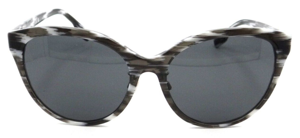 Burberry Sunglasses BE 4365F 3978/87 57-17-140 White - Black / Grey Italy-8056597607001-classypw.com-1