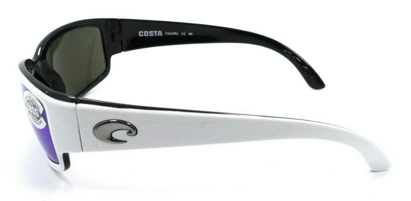 Costa Del Mar Sunglasses Caballito Black White / Blue Mirror 580G Glass-097963465335-classypw.com-3