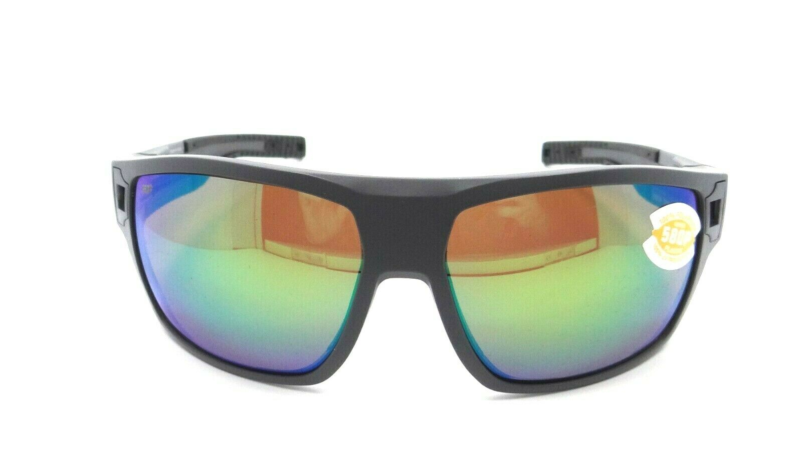 Costa Del Mar Sunglasses Diego 62-14-113 Matte Gray / Green Mirror 580P-097963837774-classypw.com-2