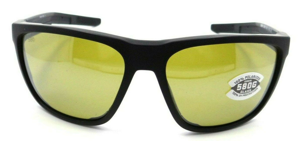 Costa Del Mar Sunglasses Ferg 59-16-125 Matte Black / Sunrise Silver Mirror 580G-0097963844154-classypw.com-2