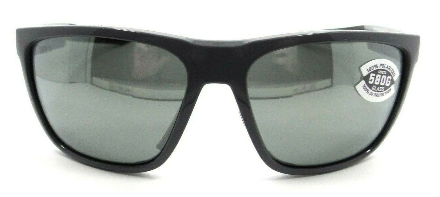Costa Del Mar Sunglasses Ferg 59-16-125 Shiny Gray / Gray Silver Mirror 580G-0097963844253-classypw.com-1