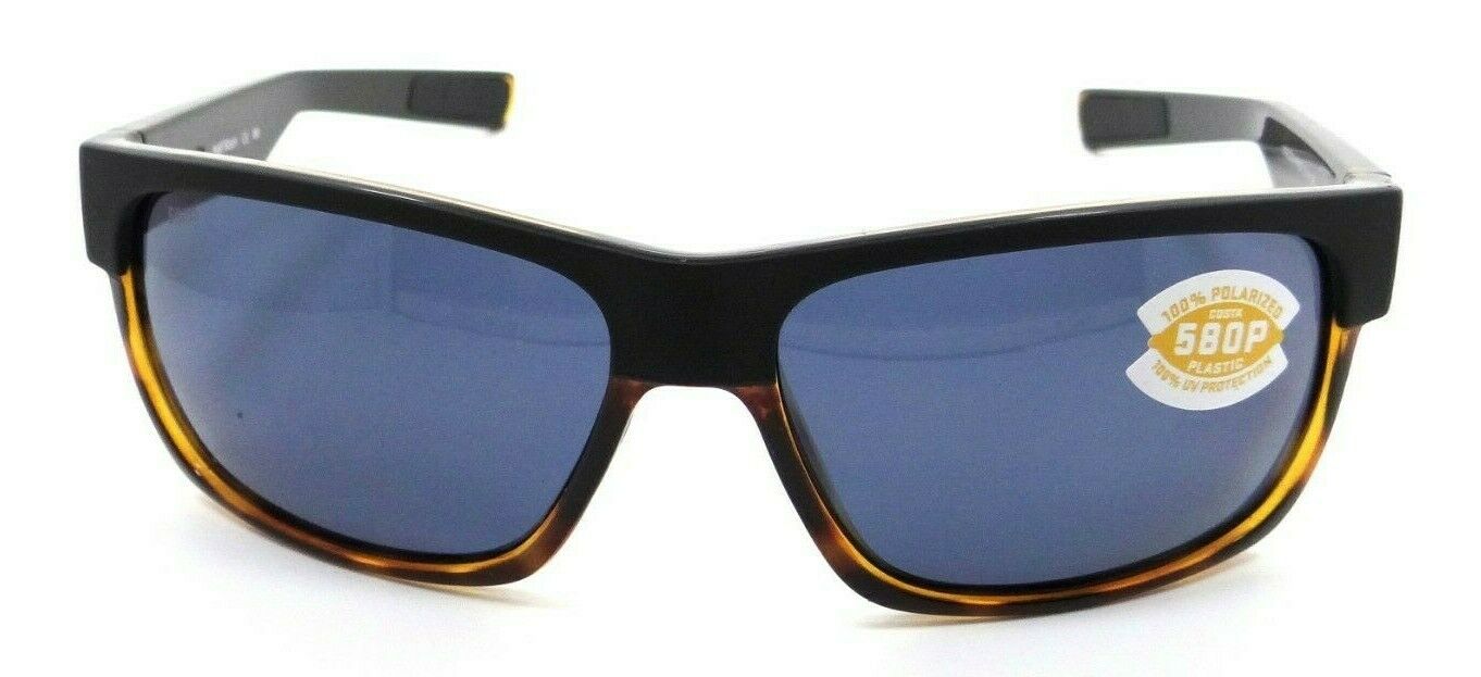 Costa Del Mar Sunglasses Half Moon 60-14-125 Mt Black - Sh Tortoise / Gray 580P-097963665193-classypw.com-2