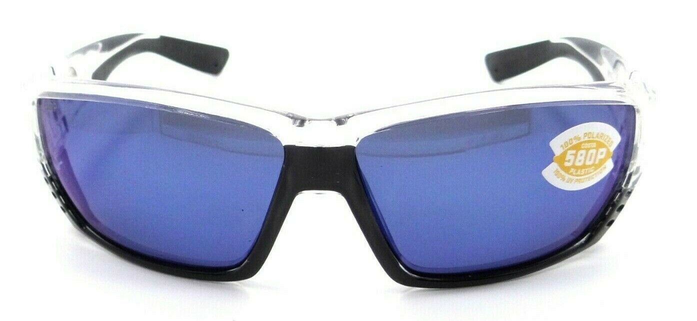 Costa Del Mar Sunglasses Tuna Alley 62-11-125 Crystal / Blue Mirror 580P-097963517072-classypw.com-2