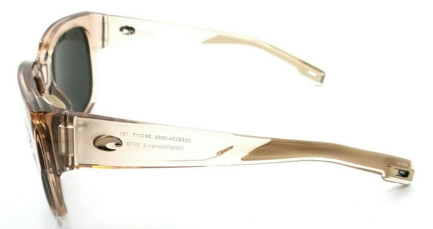 Costa Del Mar Sunglasses Waterwoman 2 II Blonde Crystal /Gray Silver Mirror 580G-097963845182-classypw.com-3